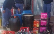 Illegal shebeens closed down in the Galeshewe precinct, Northern Cape