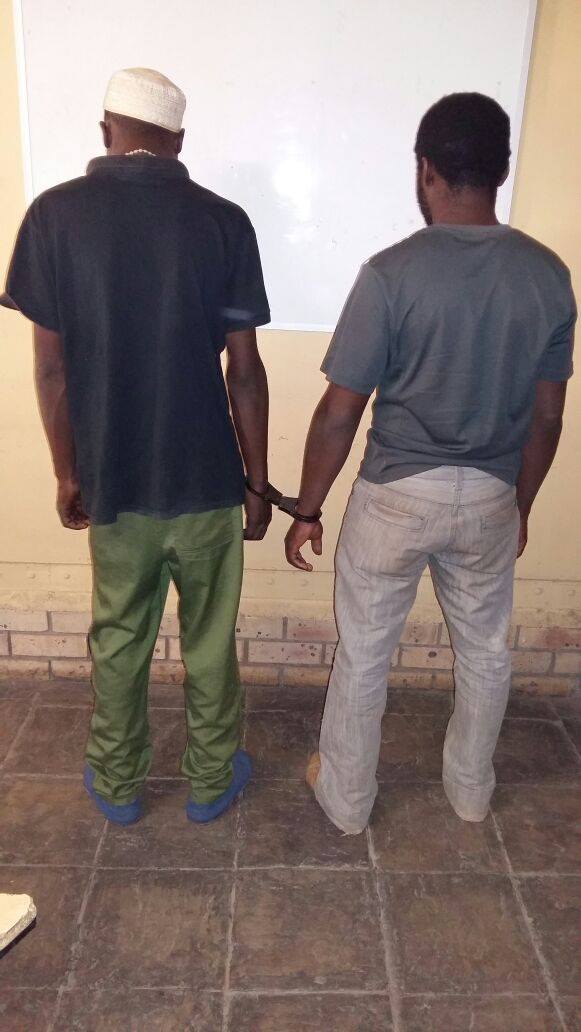 Suspects arrested by Kagisho police for possession and dealing in drugs.