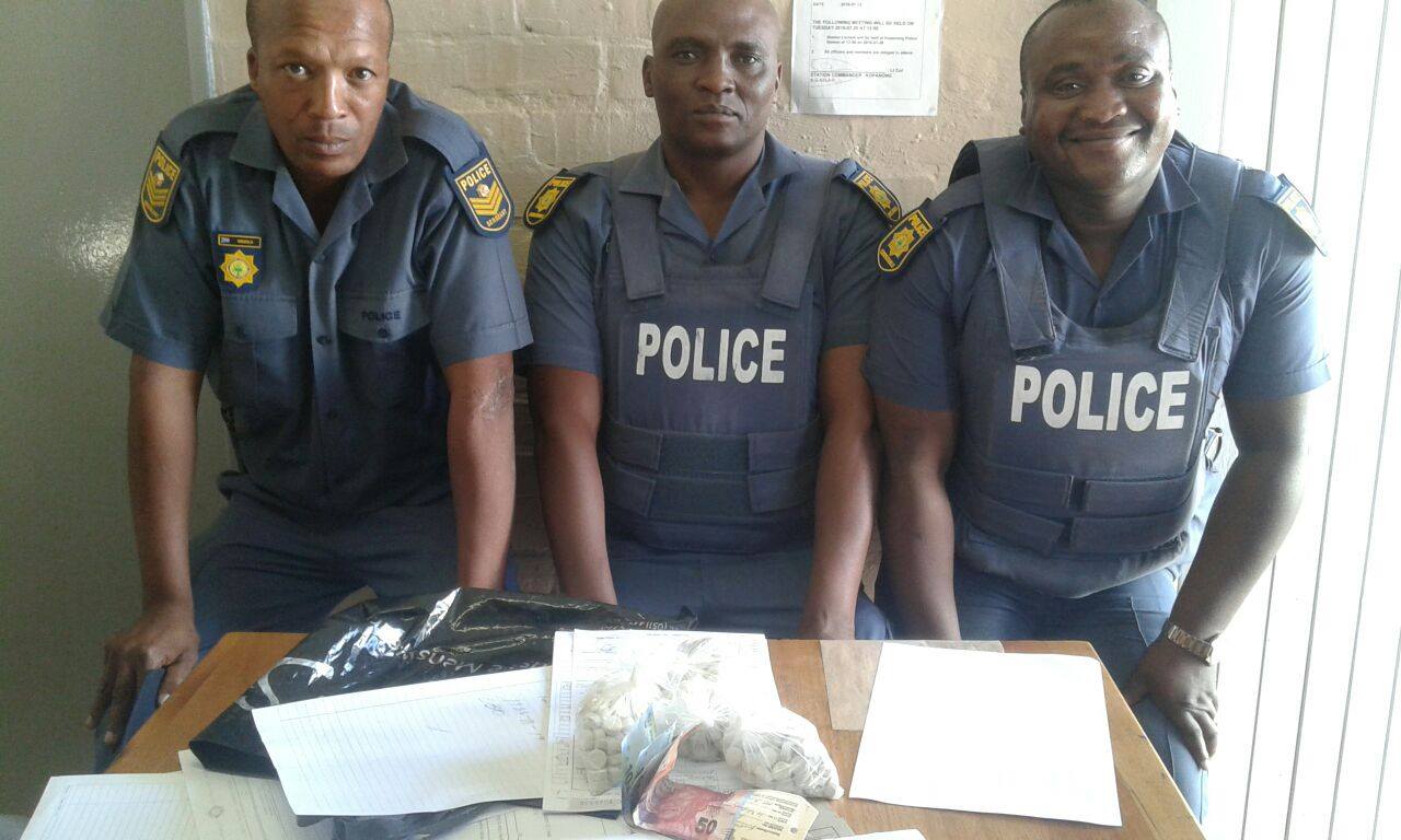 Drug arrest after routine stop and search in Bloemfontein