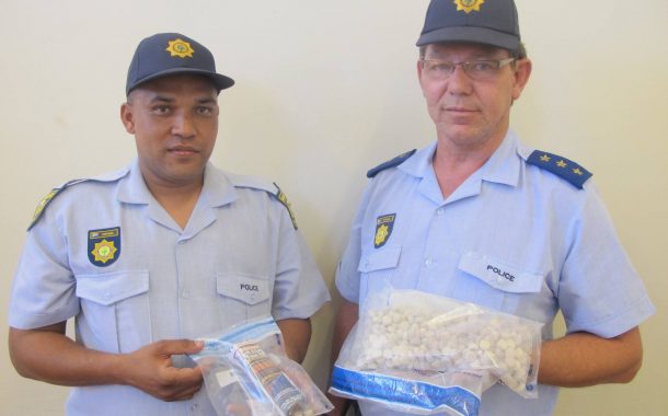 Drugs with an estimated value of R71 000 confiscated in Knysna.